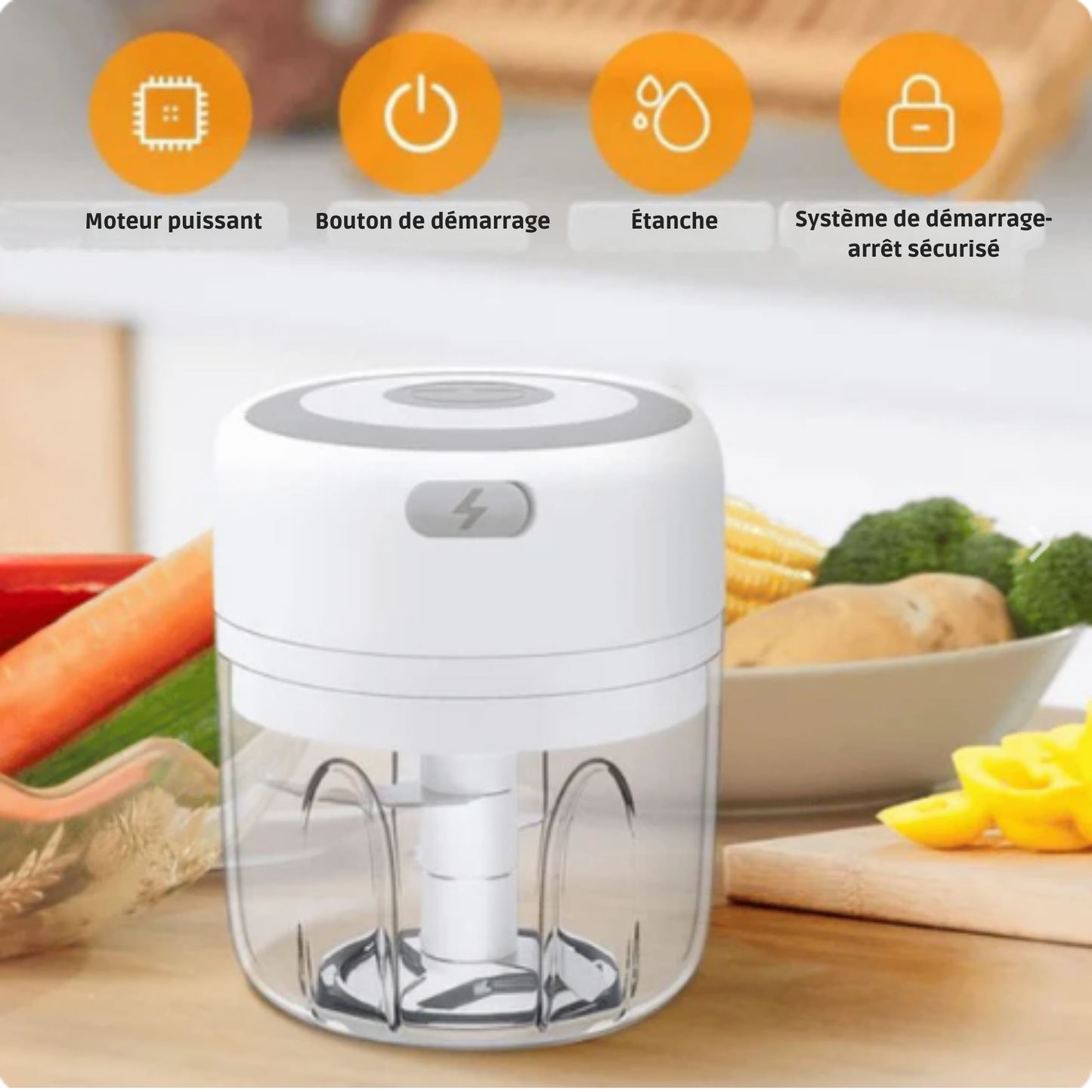 Hach’Pro™ | Mini-coupeur électrique