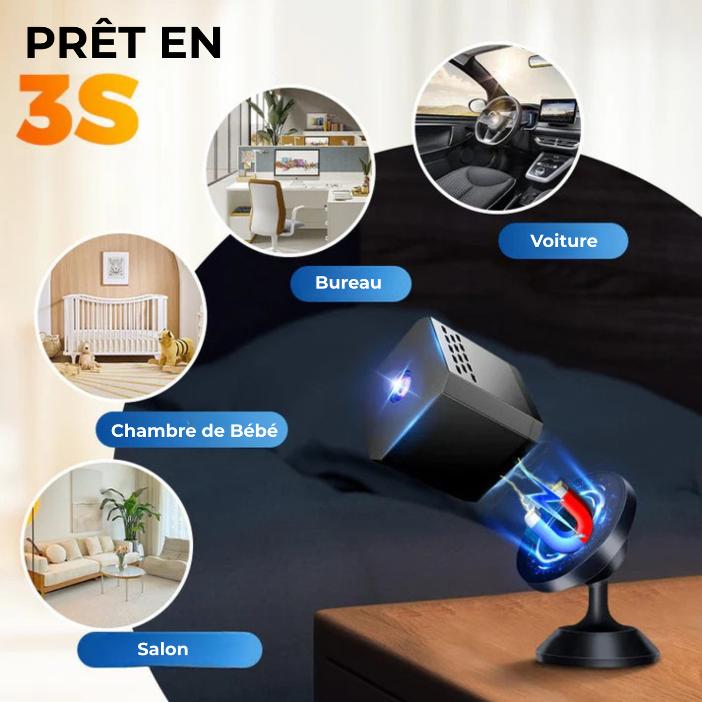 SécuriVue™ | Installation Instantanée, Voix à Distance et Double la Fiabilité