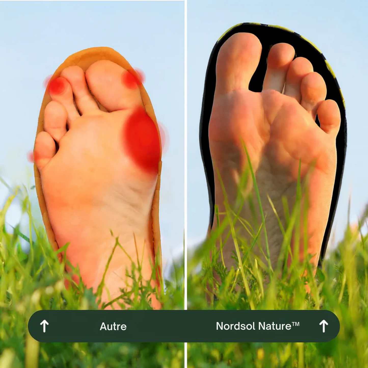 Nordsol Nature™ | Expérimentez la Liberté du Pied Nu Sans Compromis
