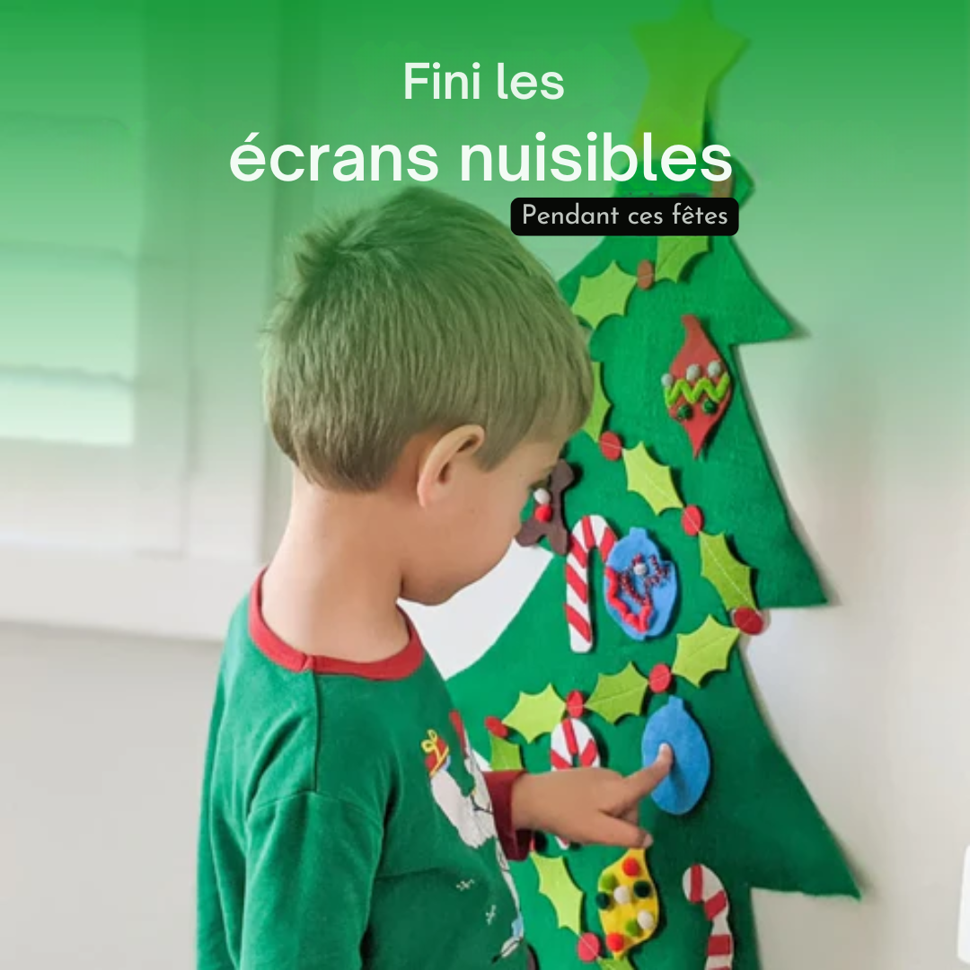 Sapinetto Feutré™ | L'activité des fêtes qui éveille la créativité et la croissance cognitive