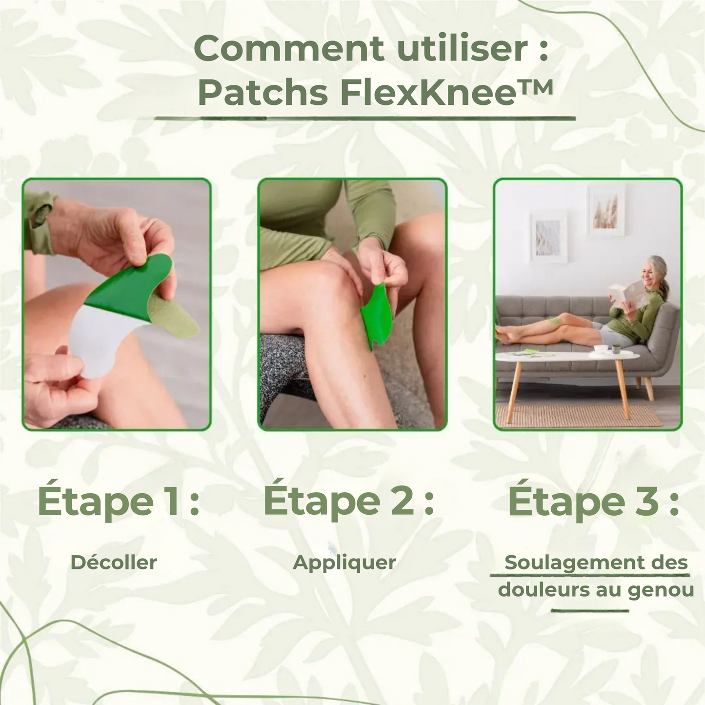 FlexKnee™ | La méthode naturelle pour dire Adieu aux douleurs du genou.