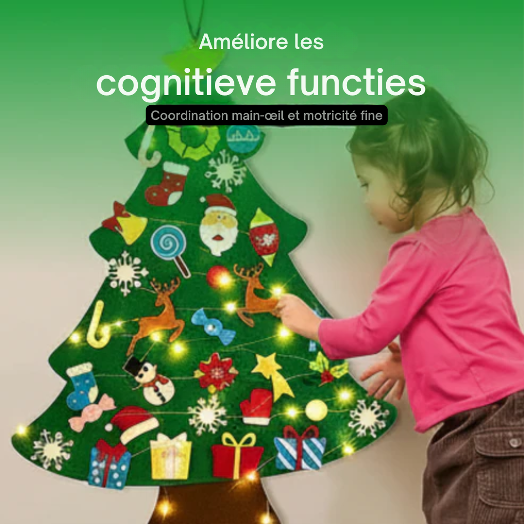 Sapinetto Feutré™ | L'activité des fêtes qui éveille la créativité et la croissance cognitive