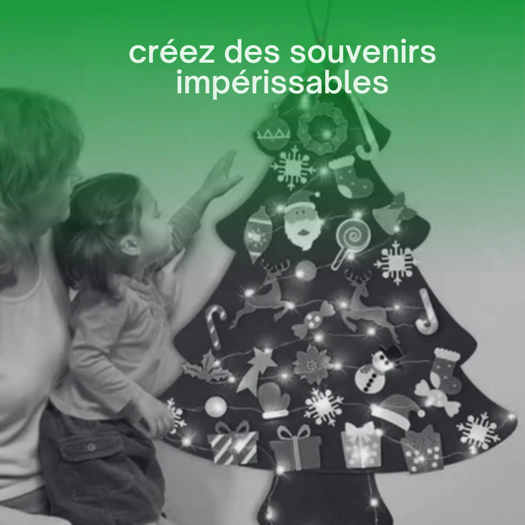 Sapinetto Feutré™ | L'activité des fêtes qui éveille la créativité et la croissance cognitive