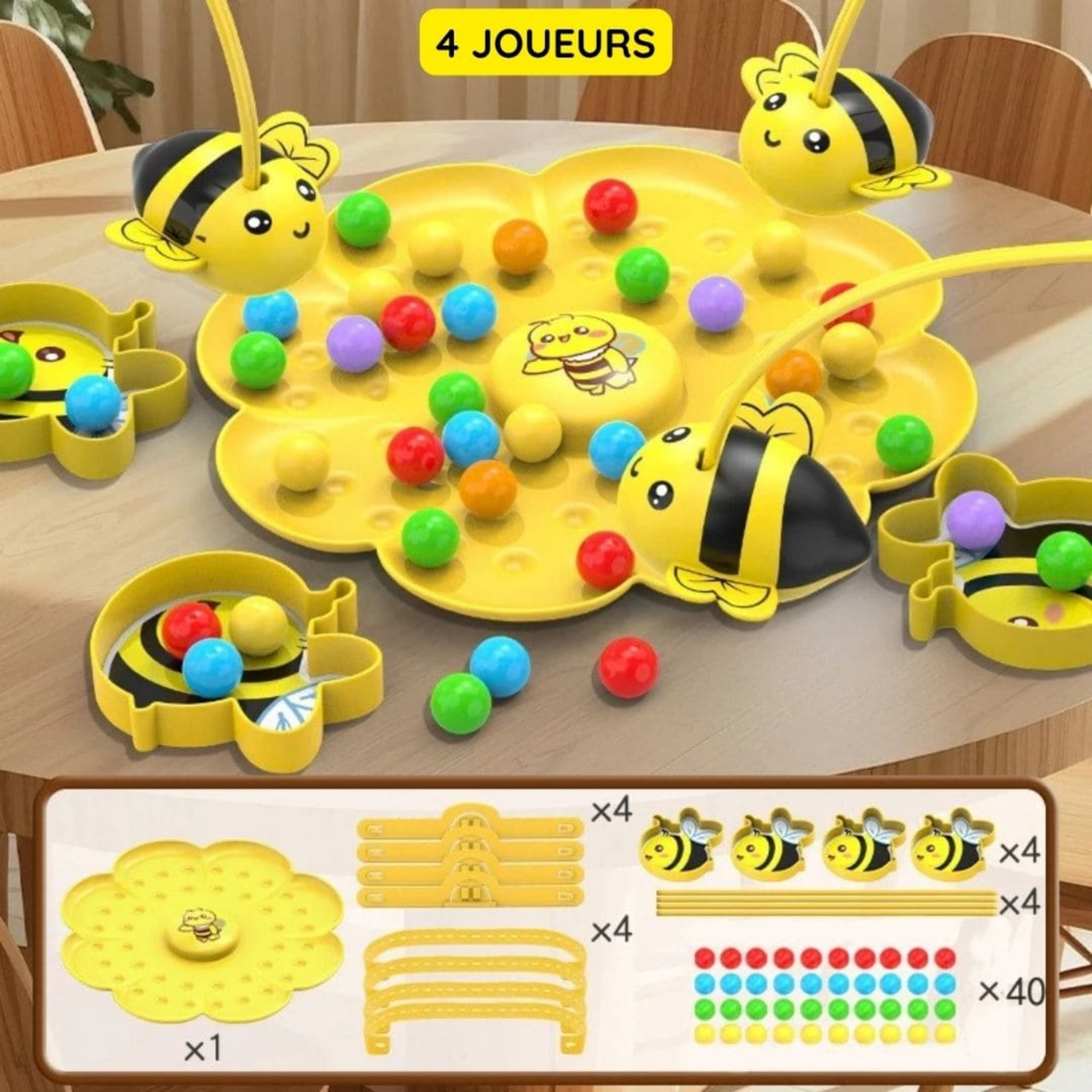 Magnet Bee Fun™ | Quand le Jeu Rencontre la Précision : Le Jeu Magnétique Qui Développe l'Intelligence