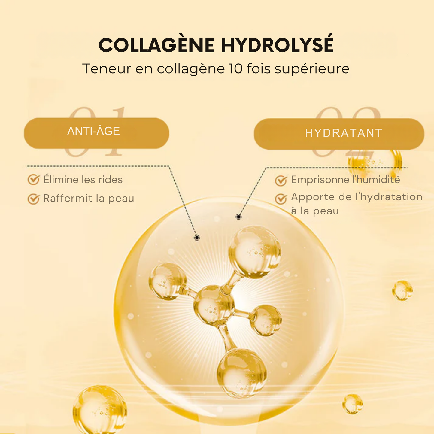 Firméclair™ | Le Secret au Collagène Approuvé par les Dermatologues pour 98 % de Ridules en Moins en 24 Heures