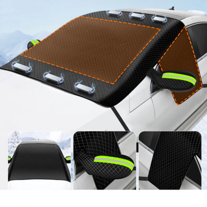 Protection Hiver™ - Pare-neige et pare-givre magnétique premium pour la voiture