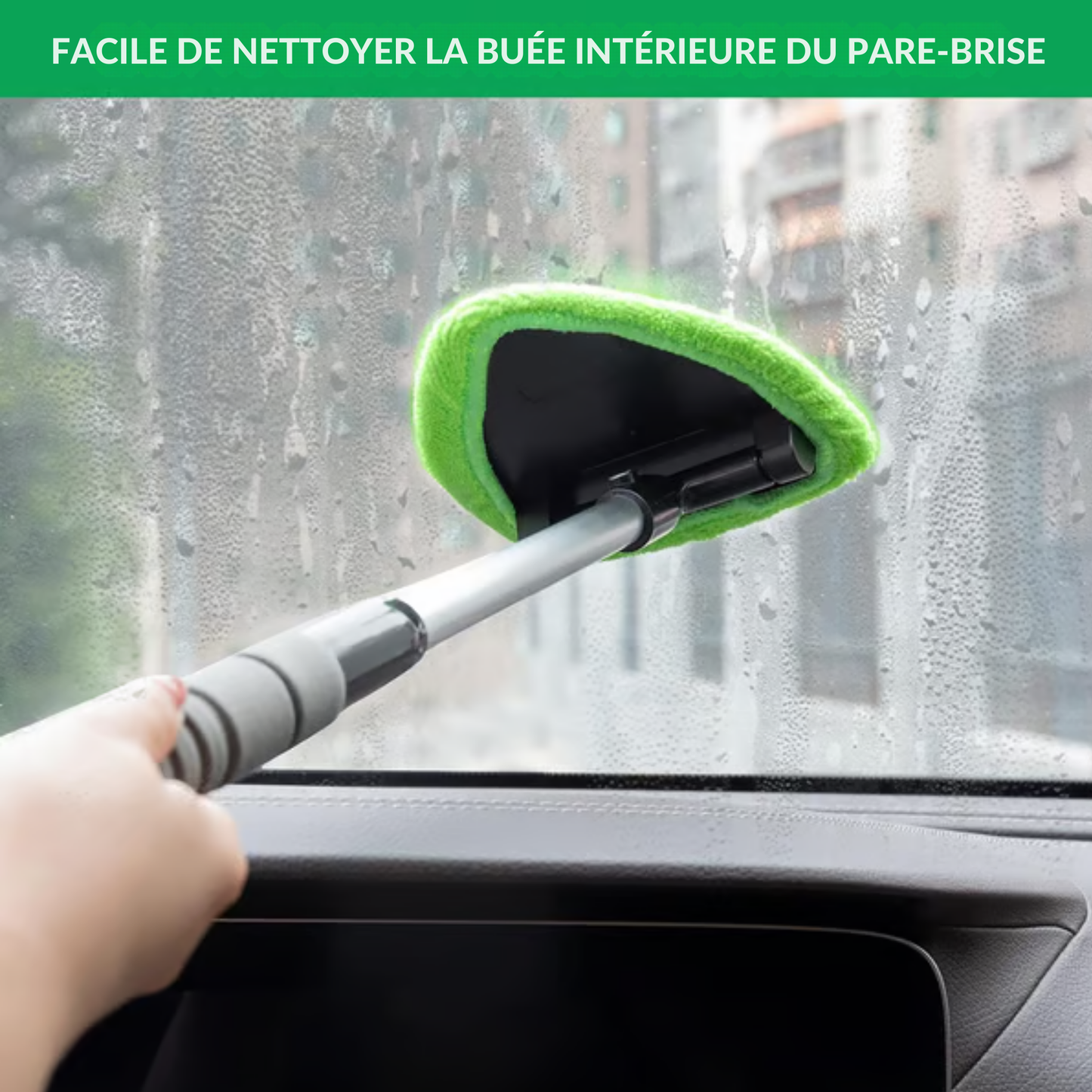 ClairVue™ | Atteignez Chaque Coin pour un Éclat Sans Trace !