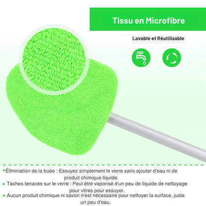 ClairVue™ | Atteignez Chaque Coin pour un Éclat Sans Trace !