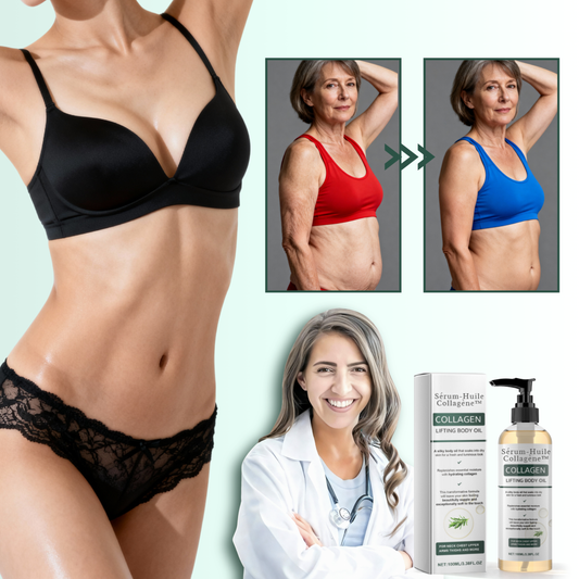 Sérum-Huile Collagène™ | L'Éclat Naturel : Plus Lisse, Plus Douce, Plus Jeune.