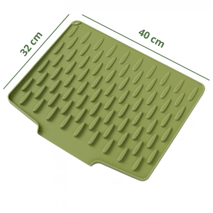 SéchoirSil™ | Le Tapis de Cuisine Tout-en-Un : Sécher, Protéger, Isoler.