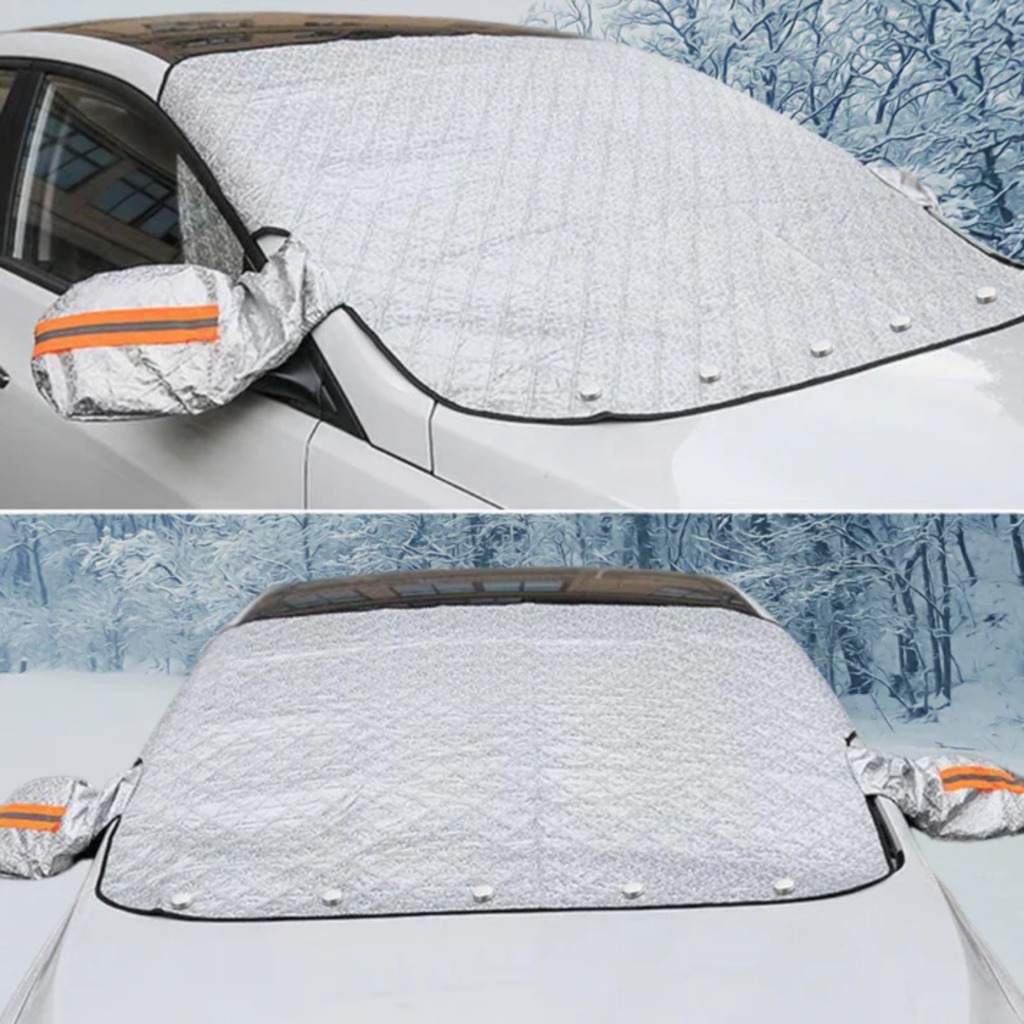 Protection Hiver™ - Pare-neige et pare-givre magnétique premium pour la voiture