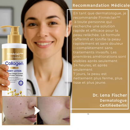 Firméclair™ | Le Secret au Collagène Approuvé par les Dermatologues pour 98 % de Ridules en Moins en 24 Heures