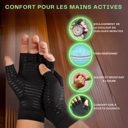 Gants ConfortArticulaire™ | Gants Thérapeutiques pour le Soulagement de la Douleur