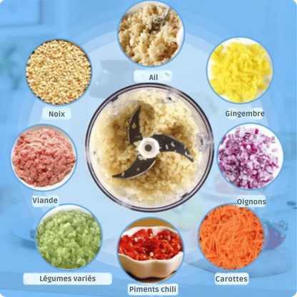 Hach’Pro™ | Mini-coupeur électrique