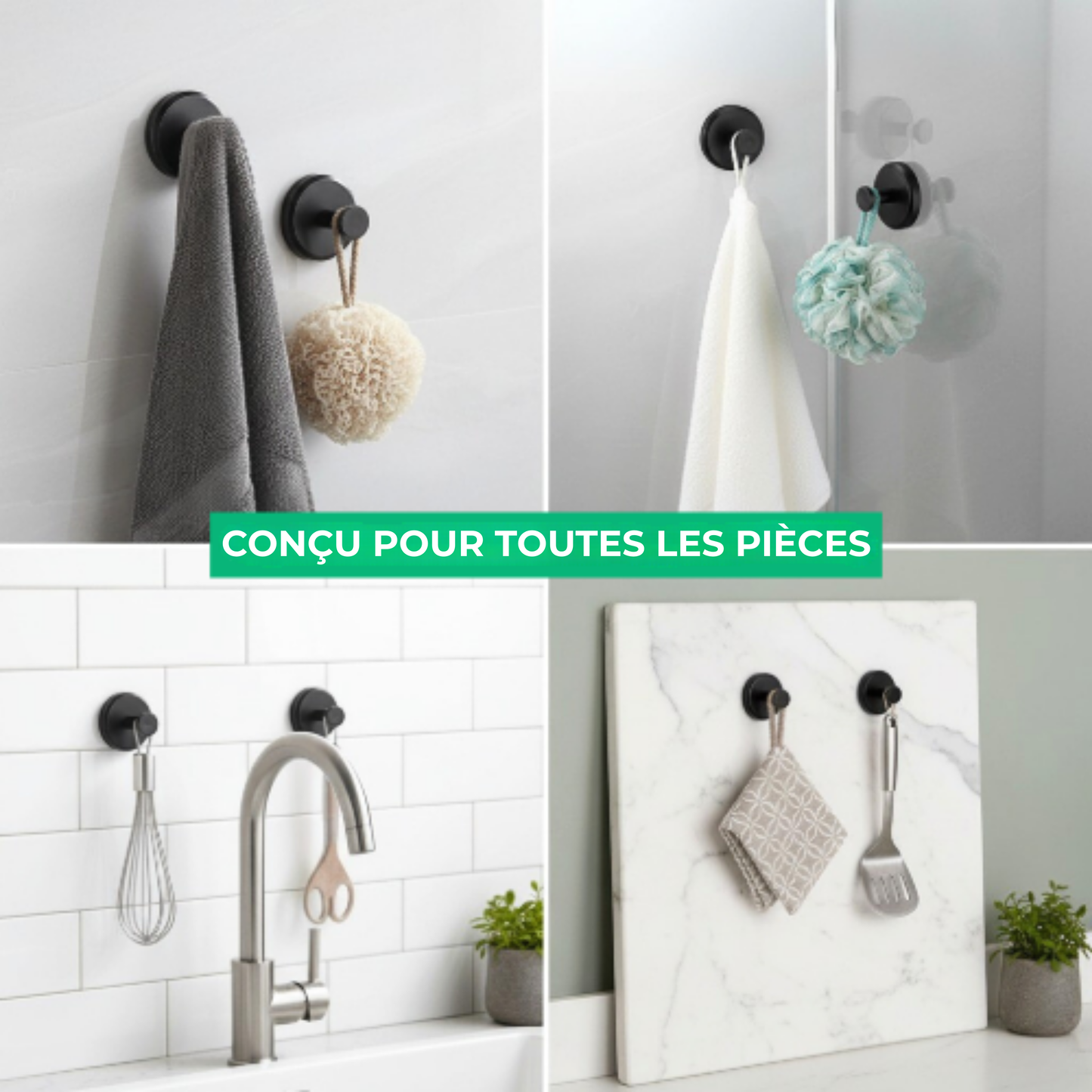 Ventouse Fixation™ | La Solution Sans Perçage à Aspiration Ultra-Puissante.