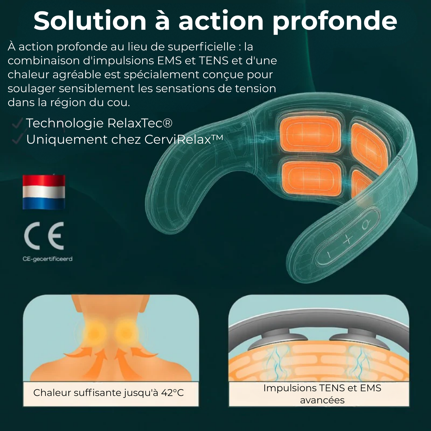 CerviRelax™ | Faites Fondre la Tension Cervicale. Partout. Tout le Temps. 💆‍♀️✨