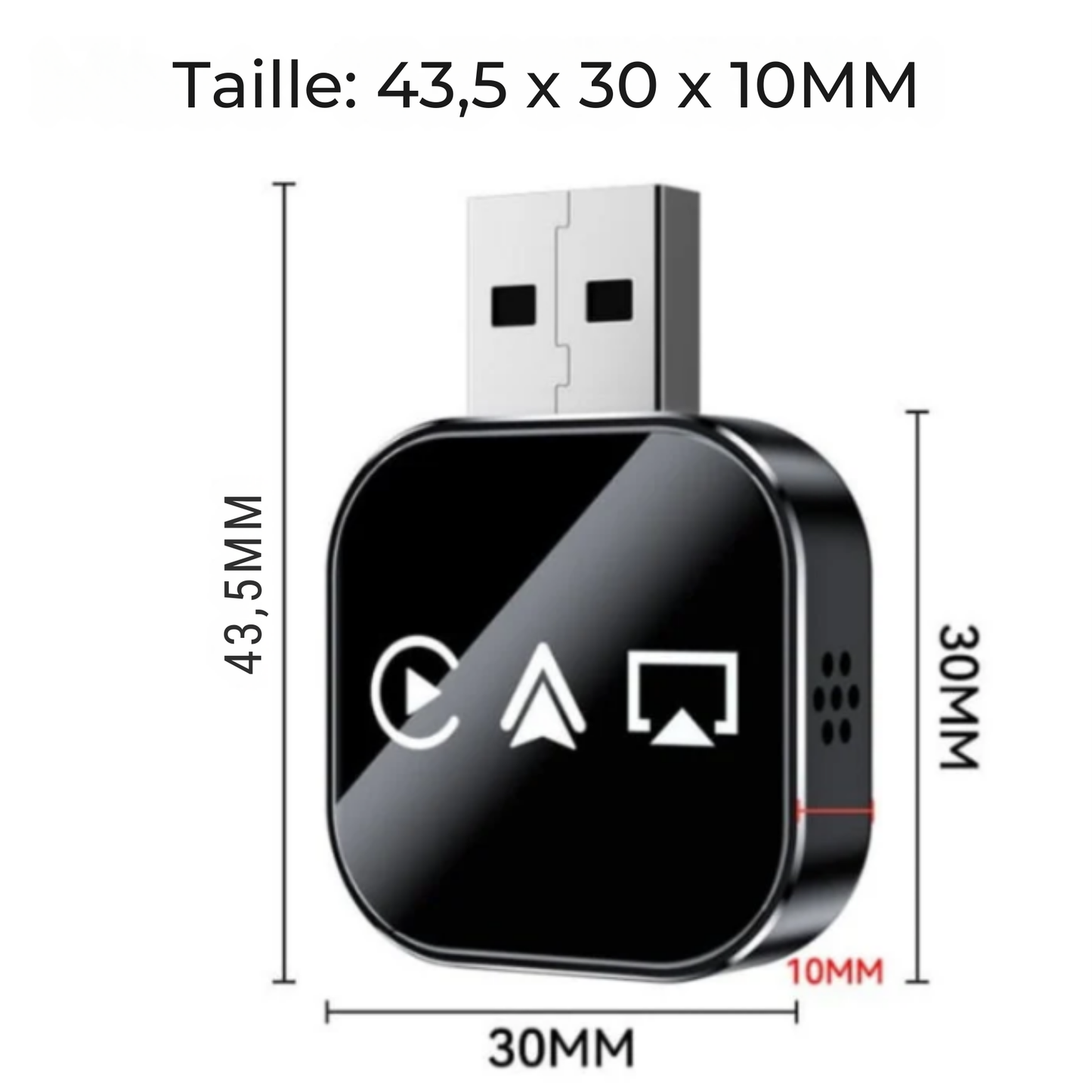 DriveConnect™ | CarPlay Sans Fil Intégral avec Affichage Plein Écran Transparent