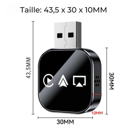 DriveConnect™ | CarPlay Sans Fil Intégral avec Affichage Plein Écran Transparent