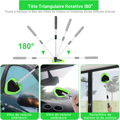 ClairVue™ | Atteignez Chaque Coin pour un Éclat Sans Trace !