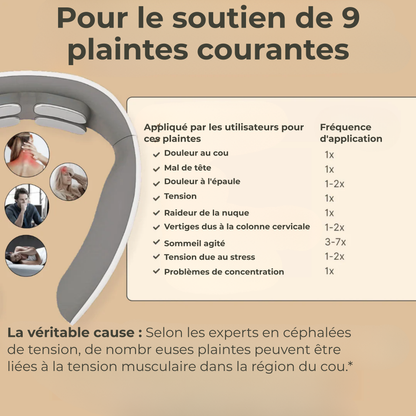 CerviRelax™ | Faites Fondre la Tension Cervicale. Partout. Tout le Temps. 💆‍♀️✨