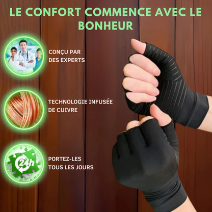 Gants ConfortArticulaire™ | Gants Thérapeutiques pour le Soulagement de la Douleur