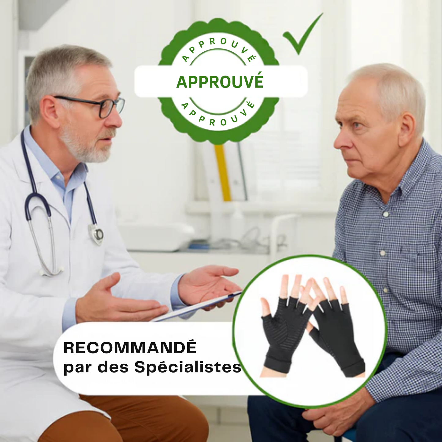 Gants ConfortArticulaire™ | Gants Thérapeutiques pour le Soulagement de la Douleur