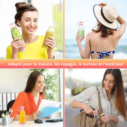 Mix&Go Fraîcheur™ | Offres de Noël 🎄 Presse-agrumes Portable Meilleure Vente | 🌟 Jus Frais, N'importe quand, N'importe où !