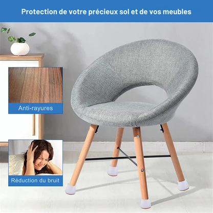 ProtectionPied™ | Protections pour pieds de meubles (universelles : adaptées à toute forme et taille)