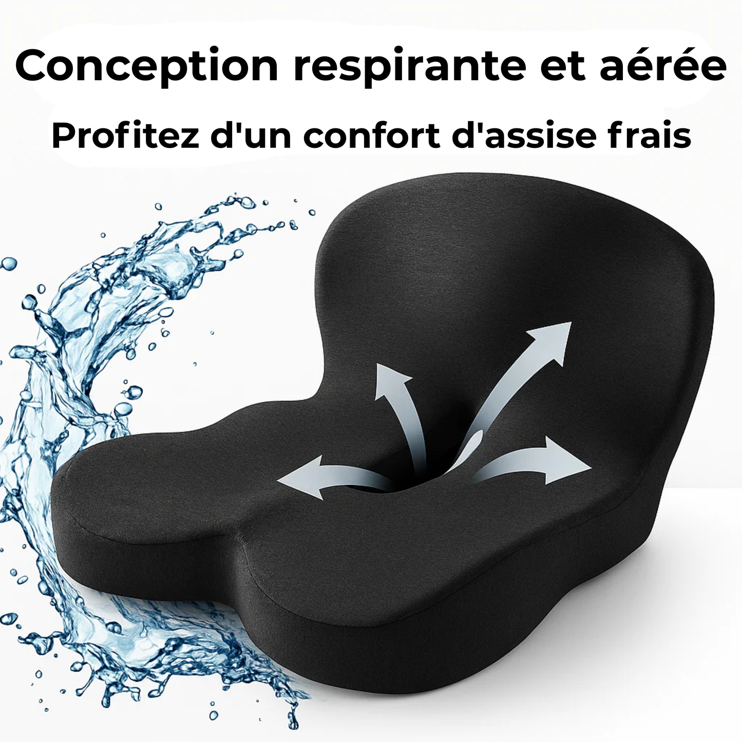 ZenPosture™ | Le soulagement de pression ultime : Asseyez-vous plus intelligemment, pas plus difficilement.