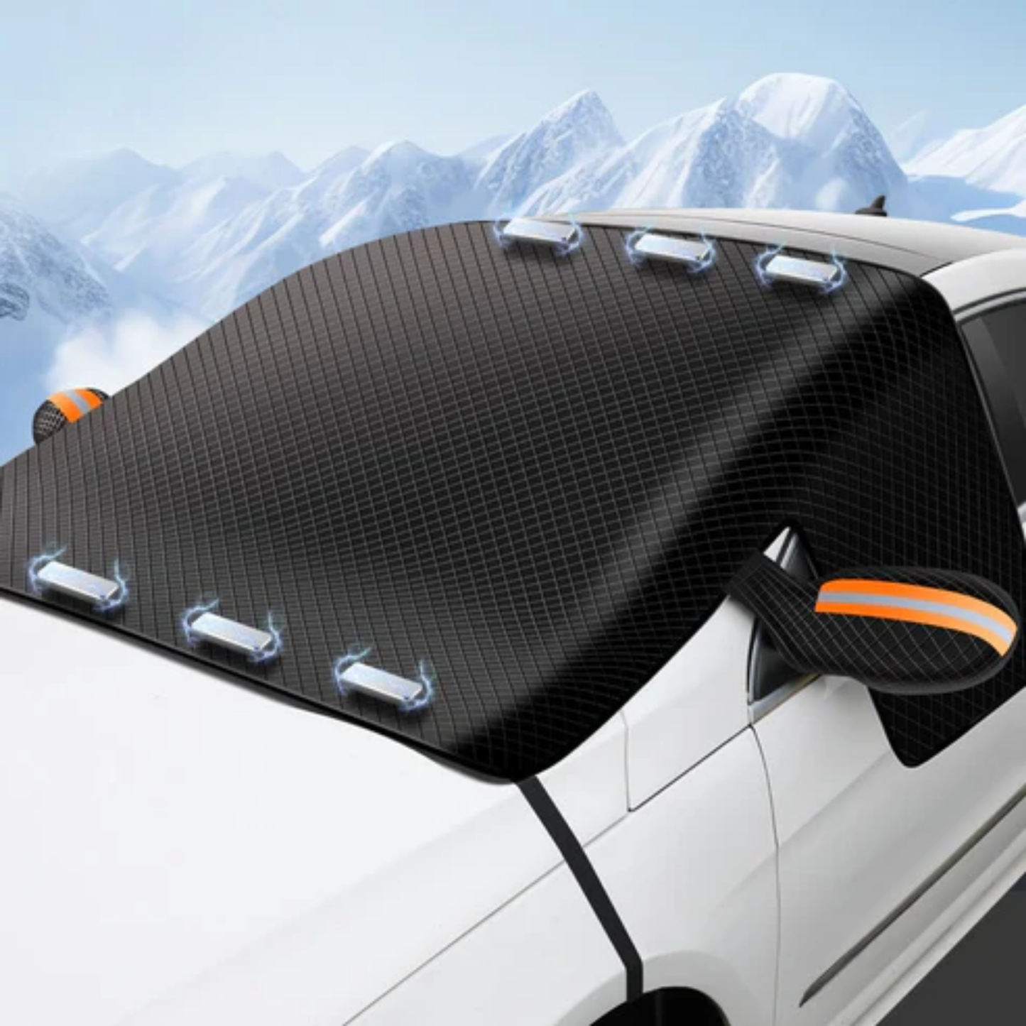 Protection Hiver™ - Pare-neige et pare-givre magnétique premium pour la voiture