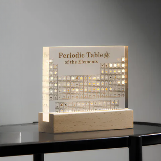 Lumière Élémentaire™ | Tableau périodique avec éléments réels